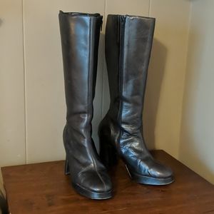 Vintage Colin Stuart black leather boots Sz 11